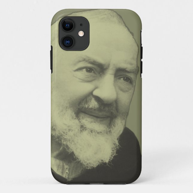 Capa Para iPhone 11 Padre Pio de Pietrelcina (Verso)