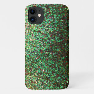 Capa Para iPhone 11 Padrões de arte Abstrato verde brilhante brilhant