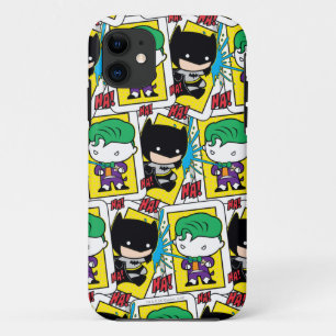 Capa Para iPhone 11 Padrões de Cartão de Joker e Batman