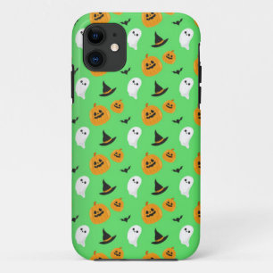 Capa Para iPhone 11 padrões de halloween