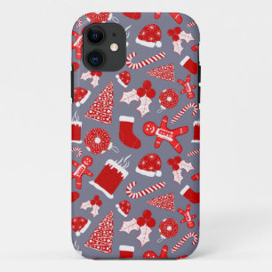 Capa Para iPhone 11 Padrões de Natal para Ilustrações Festivas Bons