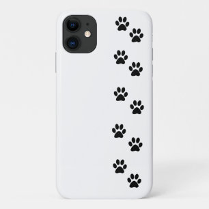 Capa Para iPhone 11 Padrões de pata, patas de cão, impressões de pata,