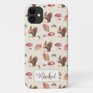 Capa Para iPhone 11 Padrões e ferramentas Padrão de outono Personali