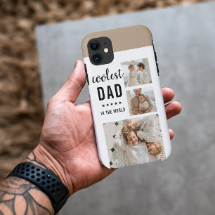 Capa Para iPhone 11 Pai de Fotografia de Colagem Moderna que você melh