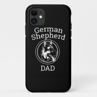 Capa Para iPhone 11 Pai do German shepherd Mens