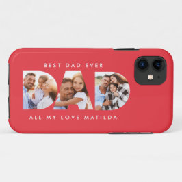 Capa Para iPhone 11 Pai foto moderna tipografia