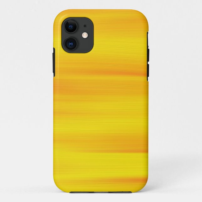 Capa Para iPhone 11 Paint Orange Yellow Fundo (Verso)