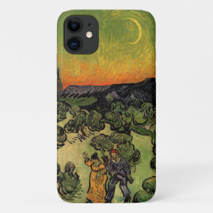 Capa Para iPhone 11 Paisagem ao Luar de Vincent Van Gogh