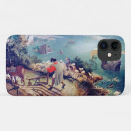 Capa Para iPhone 11 Paisagem com queda de Ícaro, Pieter Bruegel
