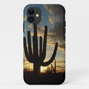 Capa Para iPhone 11 Paisagem do Deserto de Arizona Saguaro Sunset II