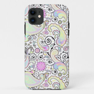Capa Para iPhone 11 paisley pastel
