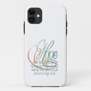 Capa Para iPhone 11 Palavra Esperança