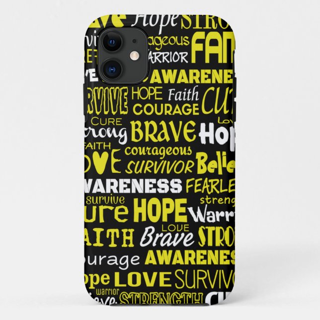 Capa Para iPhone 11 Palavras de consciência...Endometriose (Verso)