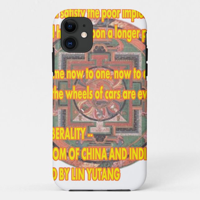 Capa Para iPhone 11 Palavras de Manda a viver pelo jGibney LIBERALITY2 (Verso)