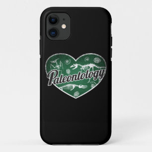 Capa Para iPhone 11 Paleontologia Retro Coração Blackboard Amor