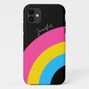 Capa Para iPhone 11 Pansexual Orgulho Arco-íris Sinalizador Bonito Mo