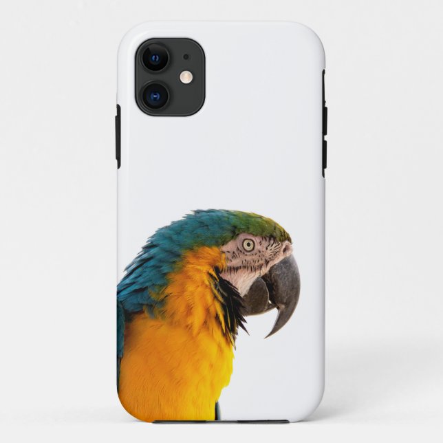 Capa Para iPhone 11 Papagaio (Verso)