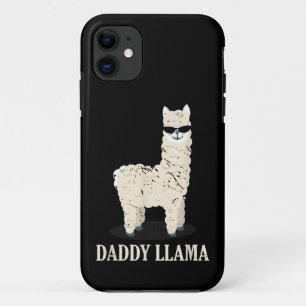 Capa Para iPhone 11 Papai Lhama Alpaca Amante de Animais Divertido