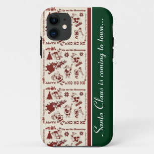 Capa Para iPhone 11 Papai noel iPhone 5/5S Natal
