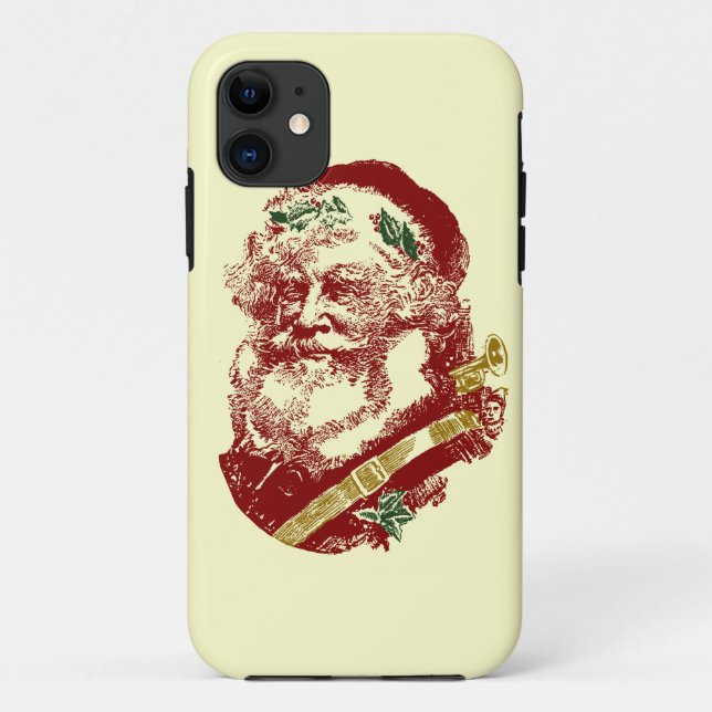 Capa Para iPhone 11 Papai Noel V1 (Verso)