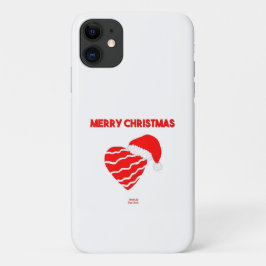 Capa Para iPhone 11 Papais noeis de Natal Heart Apple iPhone 11 Case