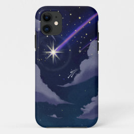 Capa Para iPhone 11 Papel de parede do telefone estelar com ilustração