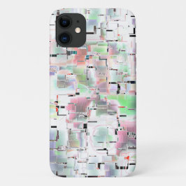 Capa Para iPhone 11 Papel mosaico em cores suaves a opacas e garoa