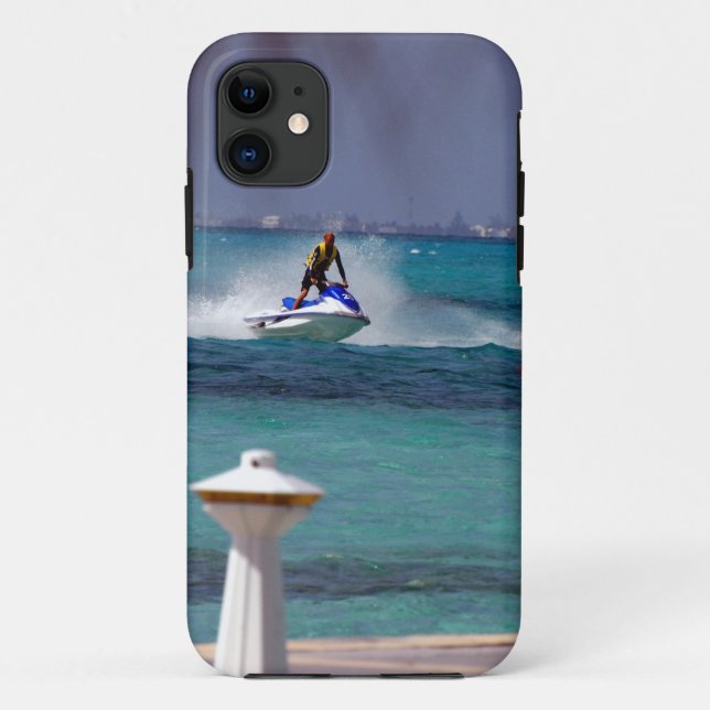 Capa Para iPhone 11 Paraíso de Jet Ski (Verso)