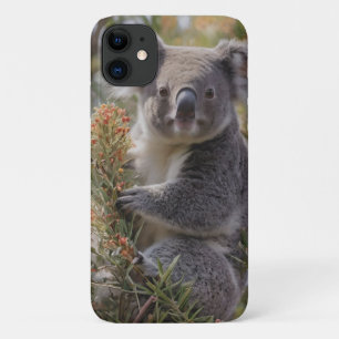 Capa Para iPhone 11 "Paraíso de Koala: Preso em uma Árvore Grevillea"