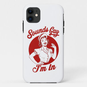 Capa Para iPhone 11 Parece Gay Estou Dentro Vintage Lesbiana Cowgirl O