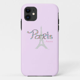 Capa Para iPhone 11 PARIS Amour com Torre Eiffel