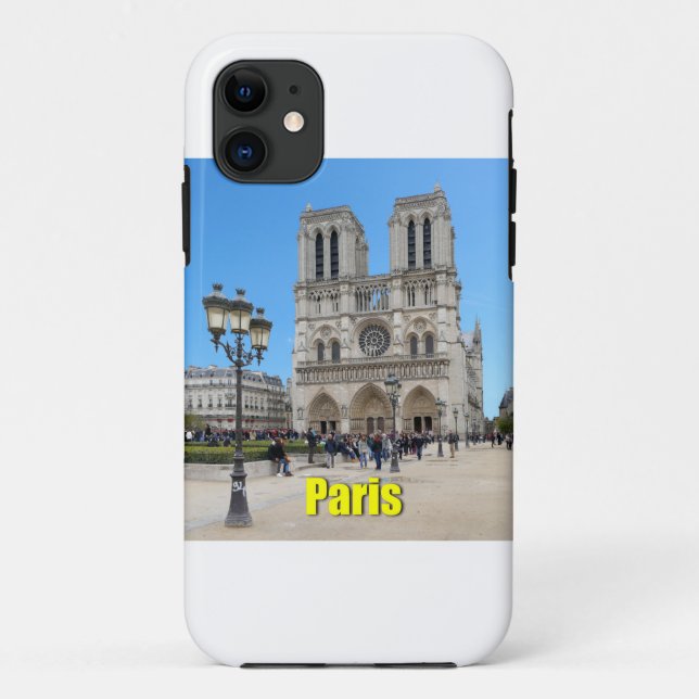 Capa Para iPhone 11 PARIS Notre Dame (Verso)