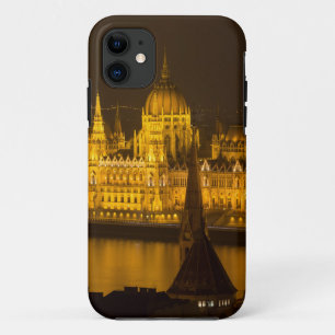 Capa Para iPhone 11 Parlamento húngaro Budapeste por noite