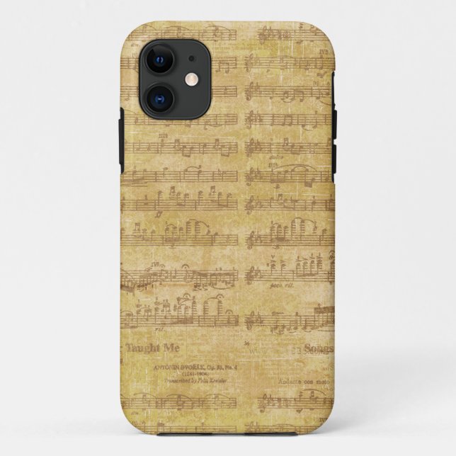 Capa Para iPhone 11 Partitura (Verso)
