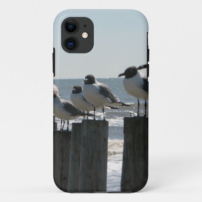 CAPA PARA iPhone 11 PÁSSAROS DE MAR (Verso)