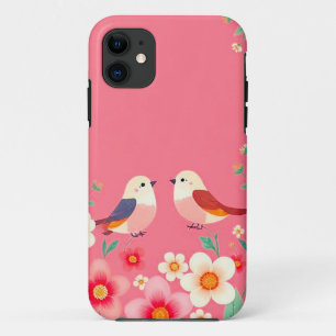 Capa Para iPhone 11 Pássaros fofos