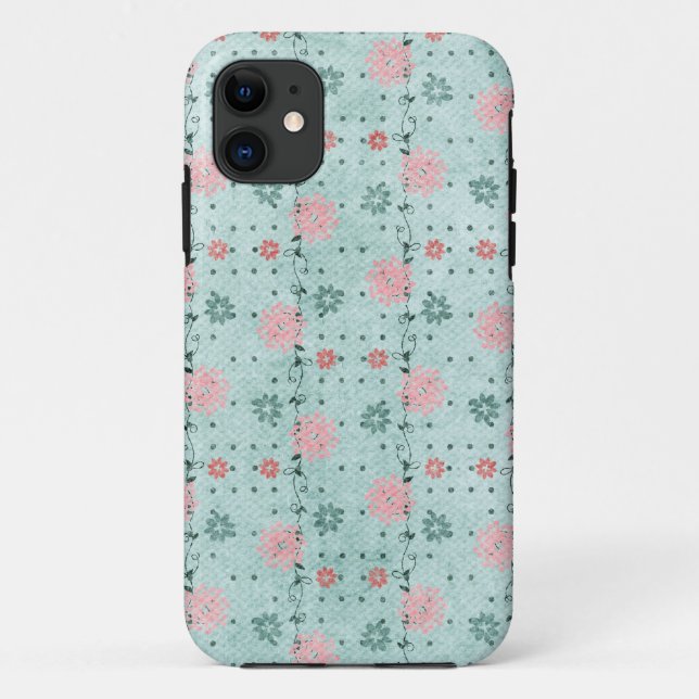 Capa Para iPhone 11 Pastas Florais (Verso)