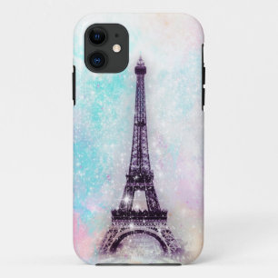 Capa Para iPhone 11 Pastel da torre Eiffel