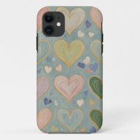 Pastel Heart Tapeçaria