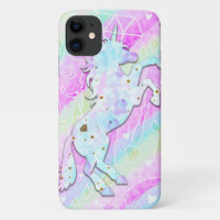 Pastel Rainbow Diamantes & Stars Magical Unicorn
