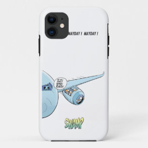 Capa Para iPhone 11 Patos do pântano e motor de jato