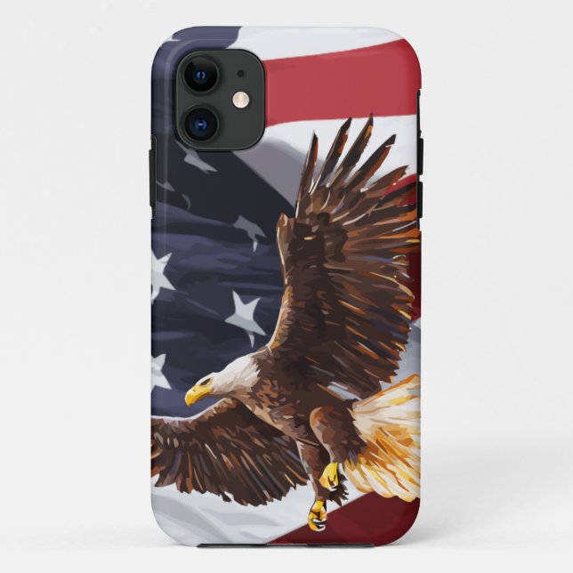 Capa Para iPhone 11 Patriótico Legal Americano (Verso)
