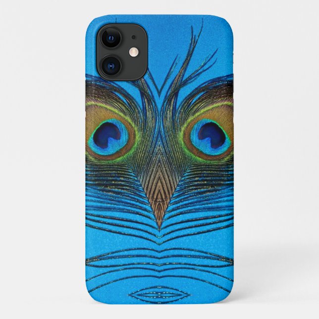 Capa Para iPhone 11 Pavão (Verso)