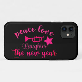 CAPA PARA iPhone 11 PAZ AMOR E RIR NO NOVO ANO