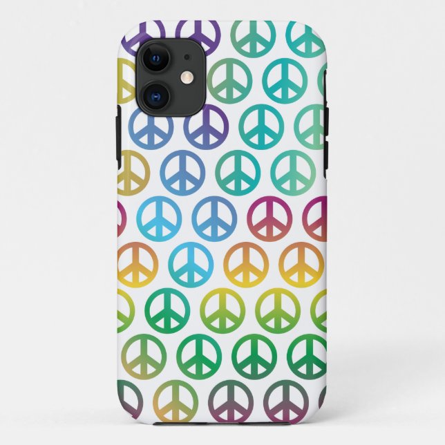 Capa Para iPhone 11 Paz de mundo (Verso)