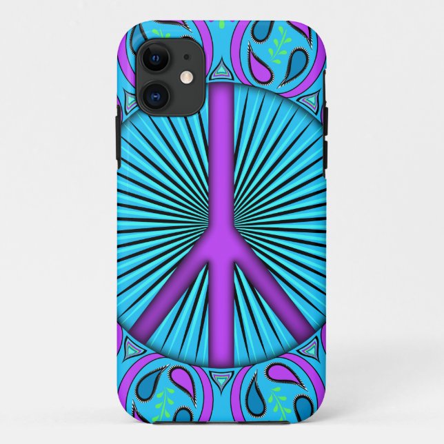 Capa Para iPhone 11 Paz ~ Folha (Verso)