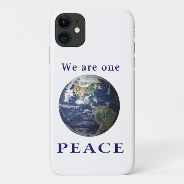 Capa Para iPhone 11 Paz na Terra (Verso)