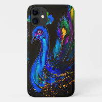 Peacock Whimsical Pintado
