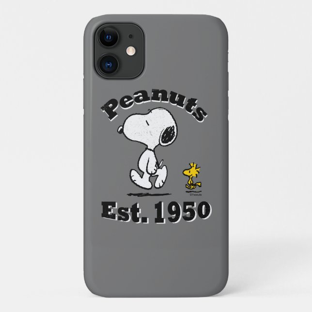 Capa Para iPhone 11 Peanuts Est. 1950 (Verso)