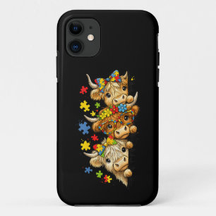 Capa Para iPhone 11 Peça de Quebra-Cabeça de Conscientização sobre Aut